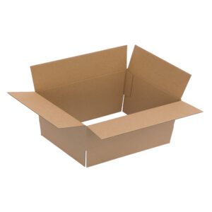 100 Corrugated Paper Boxes 6x4x2 Inches (15.2x10.2x5.1 cm) Yellow