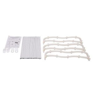 12 Layer Wall Mounted Shoe Rack for Home - White