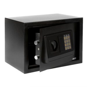 E25EA Small Electronic Digital Steel Safe - Black