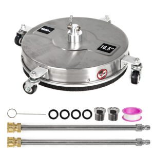 4000 PSI 15 inch Surface Cleaner Pressure Washer with Stainless Steel Chassis