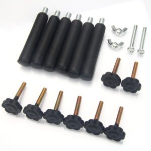 Triple Folding Guitar Holder Rack Stand Black